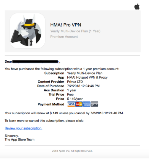 nep factuur van apple